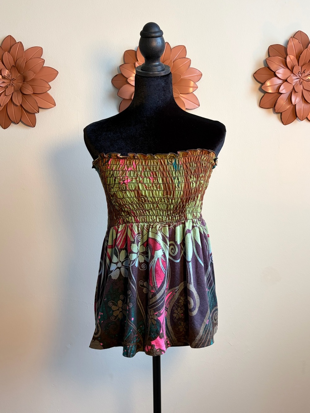 Charlotte Russe Y2K Strapless Top